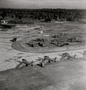 No 77 Squadron Association Ubon photo gallery - Flight Line and Accom: Additionally, 2 Aircraft were on permanent alert near the threshold of the duty runway (Operational Readiness Platform) dawn to dusk.